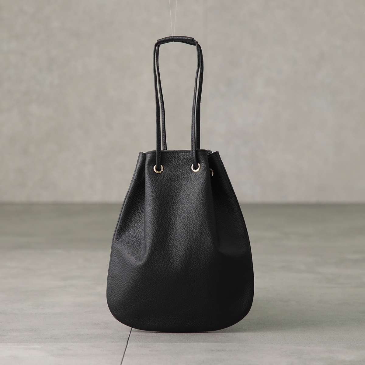 シセイ レザードローストリングバック【超美品】 Cisei シセイ ドローストリングバッグ 1200 LD DRAWSTRING BAG