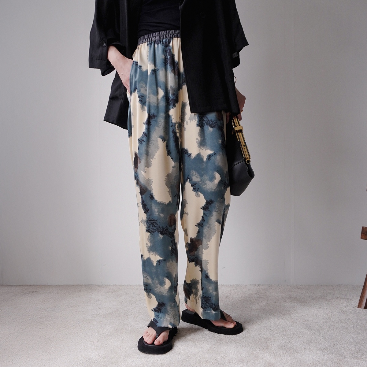 CHIGNON シニヨン イージーパンツ 3651-035MK レディース ボカシ