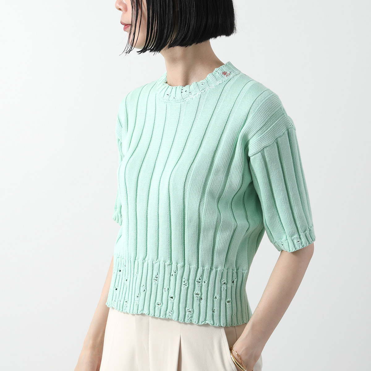 マルニキッズ　半袖ニット　新作 MARNI ニット セーター MARNI(マルニ)Kids ＆ Junior 半袖