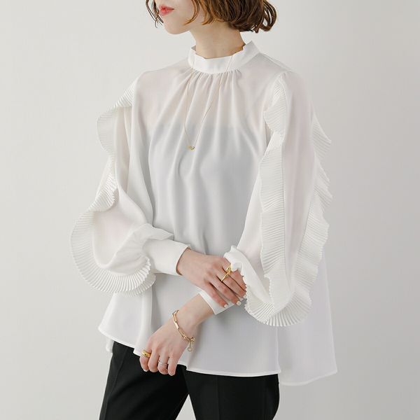 anana アナナ ベスト a69-000 レディース Vネック ギャザー