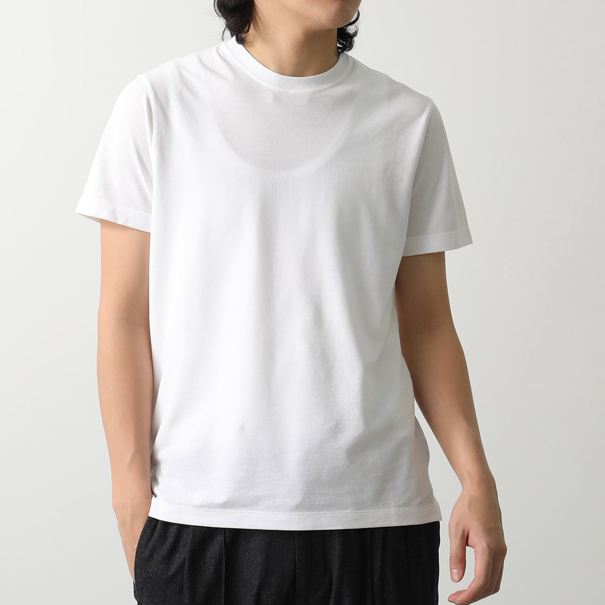 Tシャツ・カットソー ZANONE Men T Shirts 815194 ZG380 Z1936 Beige ザノーネ（メンズ半袖Tシャツ、カットソー）｜トップス