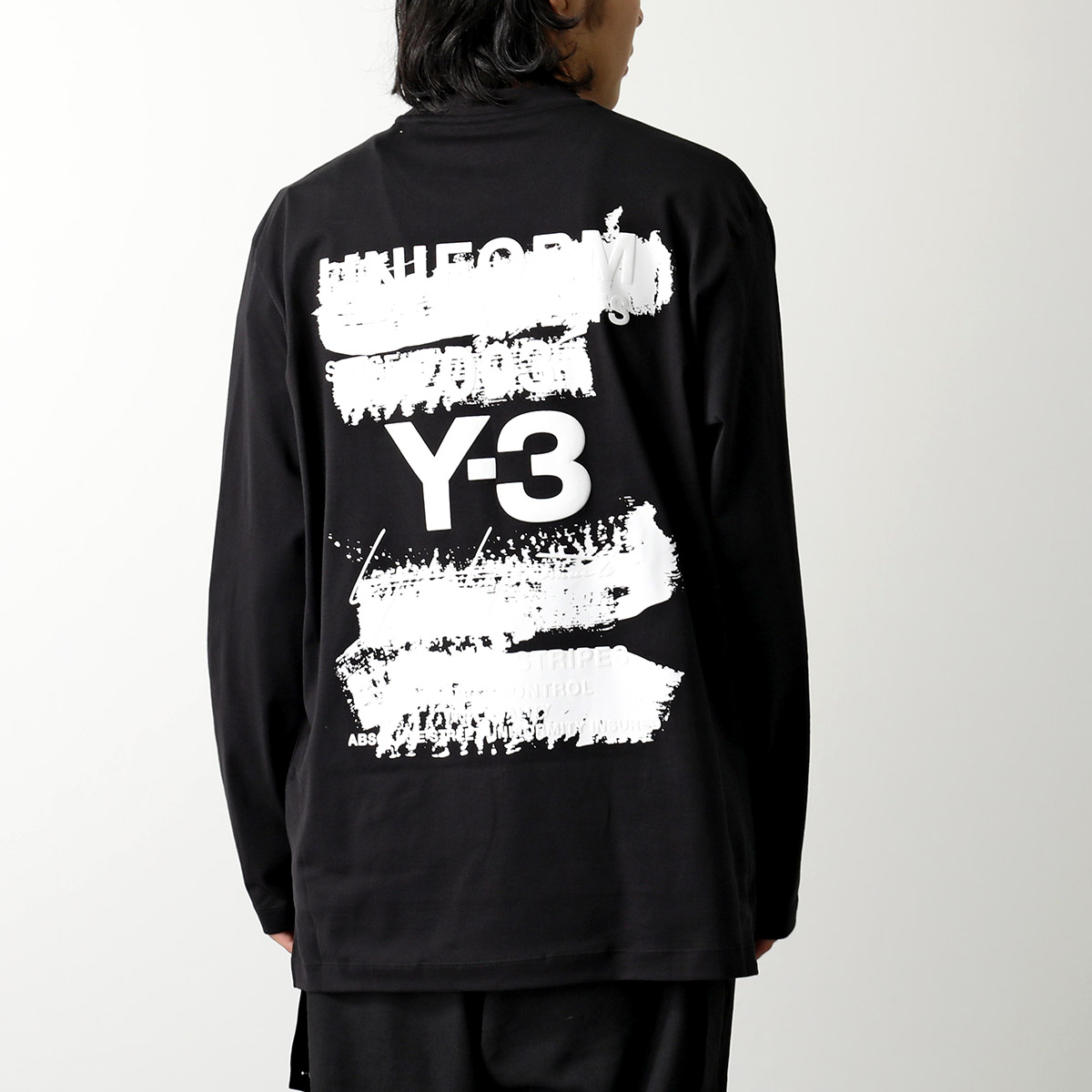 Y-3 ワイスリー ロングスリーブ Tシャツ U GFX LS TEE JN4880 メンズ レディ...