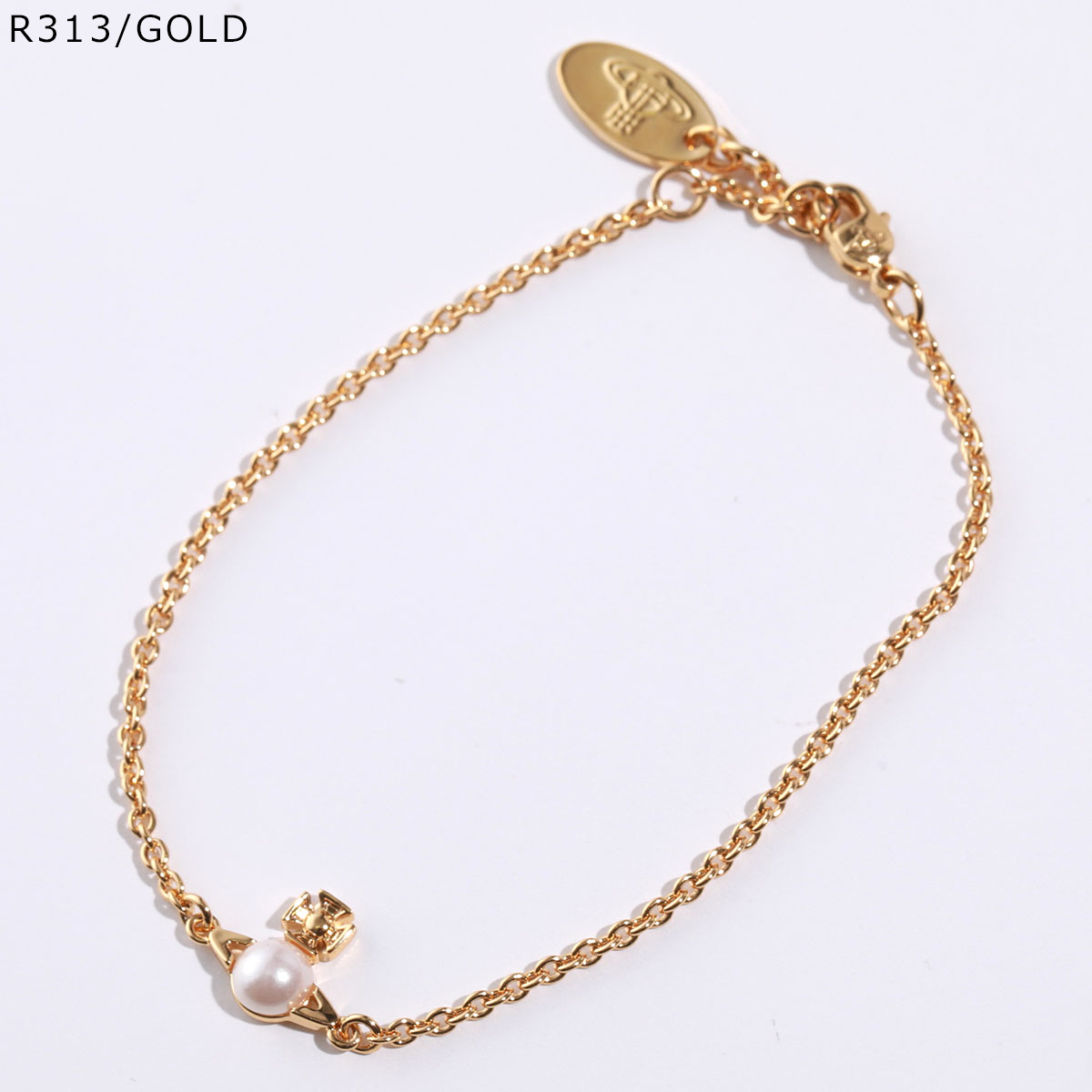 Vivienne Westwood ヴィヴィアンウエストウッド ブレスレット BALBINA バルビーナ 61020177 レディース オーブ パール チェーン アクセサリー カラー3色の画像