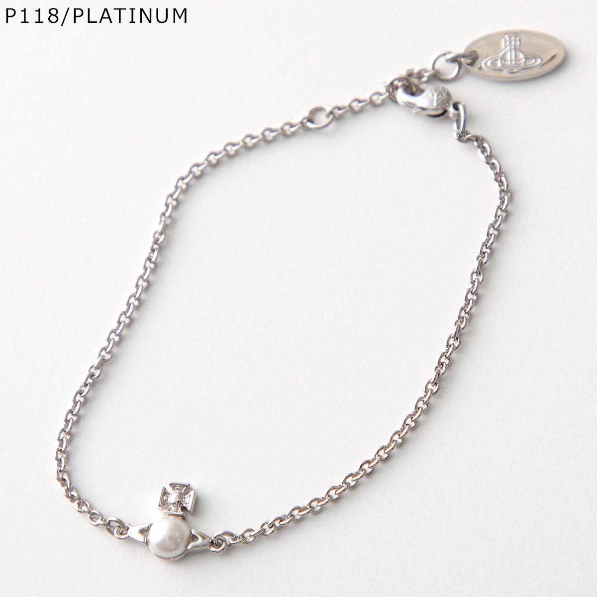 Vivienne Westwood ヴィヴィアンウエストウッド ブレスレット BALBINA バルビーナ 61020177 レディース オーブ パール チェーン アクセサリー カラー3色の画像