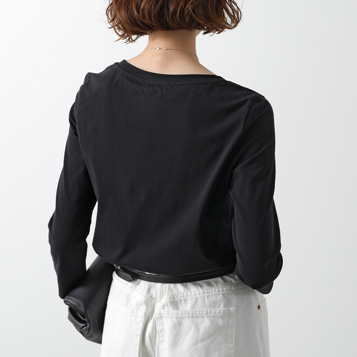 S MAX MARA エス マックスマーラ Tシャツ DURATA デュラタ レディース 八分袖 カットソー クルーネック ロンT ロゴ 刺繍 カラー5色 S MAXMARA MAX MARA エス マックスマーラ Tシャツ DURATA