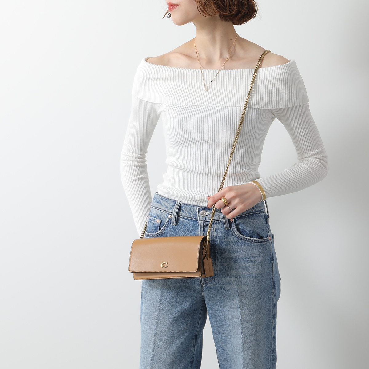 COACH コーチ チェーン ウォレット エッセンシャル ロング CW586