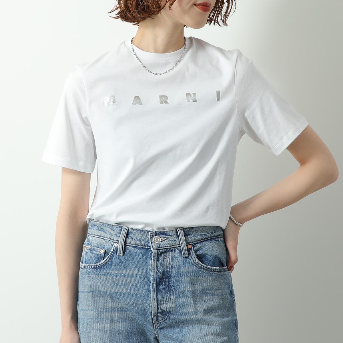 MARNI KIDS マルニ キッズ Tシャツ M01317 M00HZ レディース ガールズ 半袖...