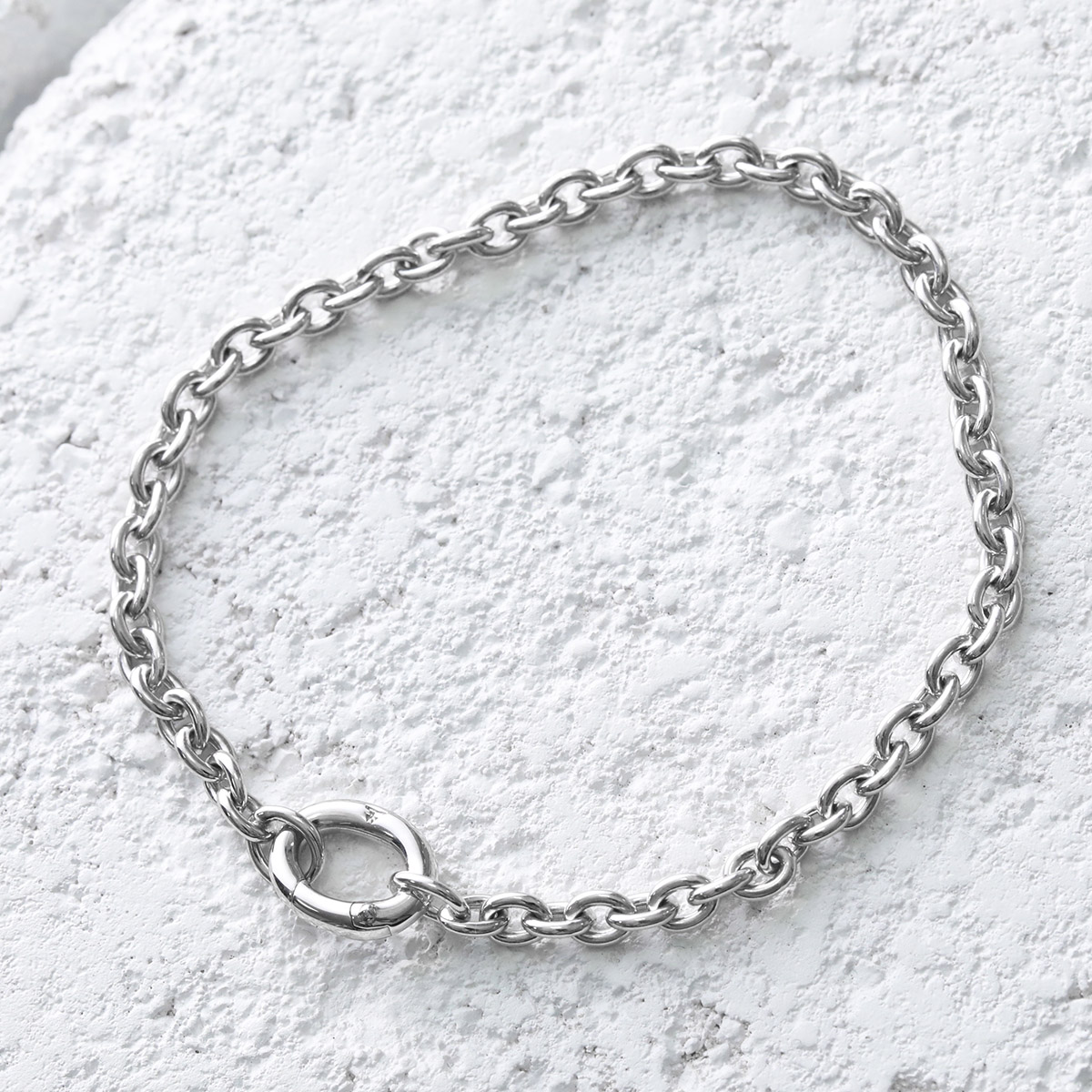 TOMWOOD トムウッド Thick Rolo Bracelet シルバー チェーン