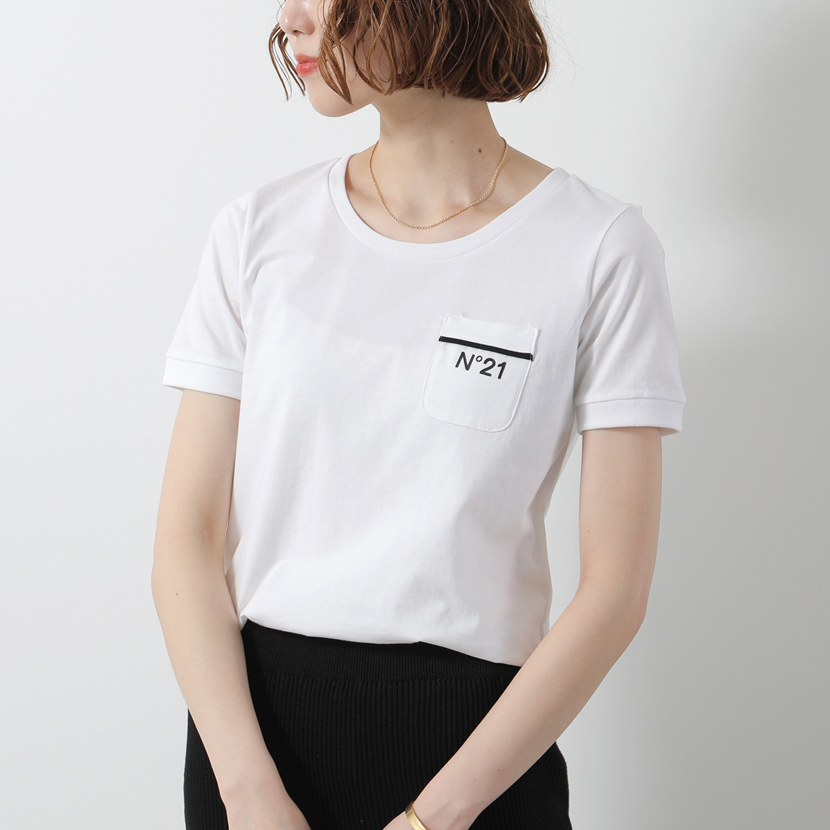 N°21（ヌメロヴェントゥーノ） N°21 KIDS キッズ Tシャツ N2101Z N0199 
