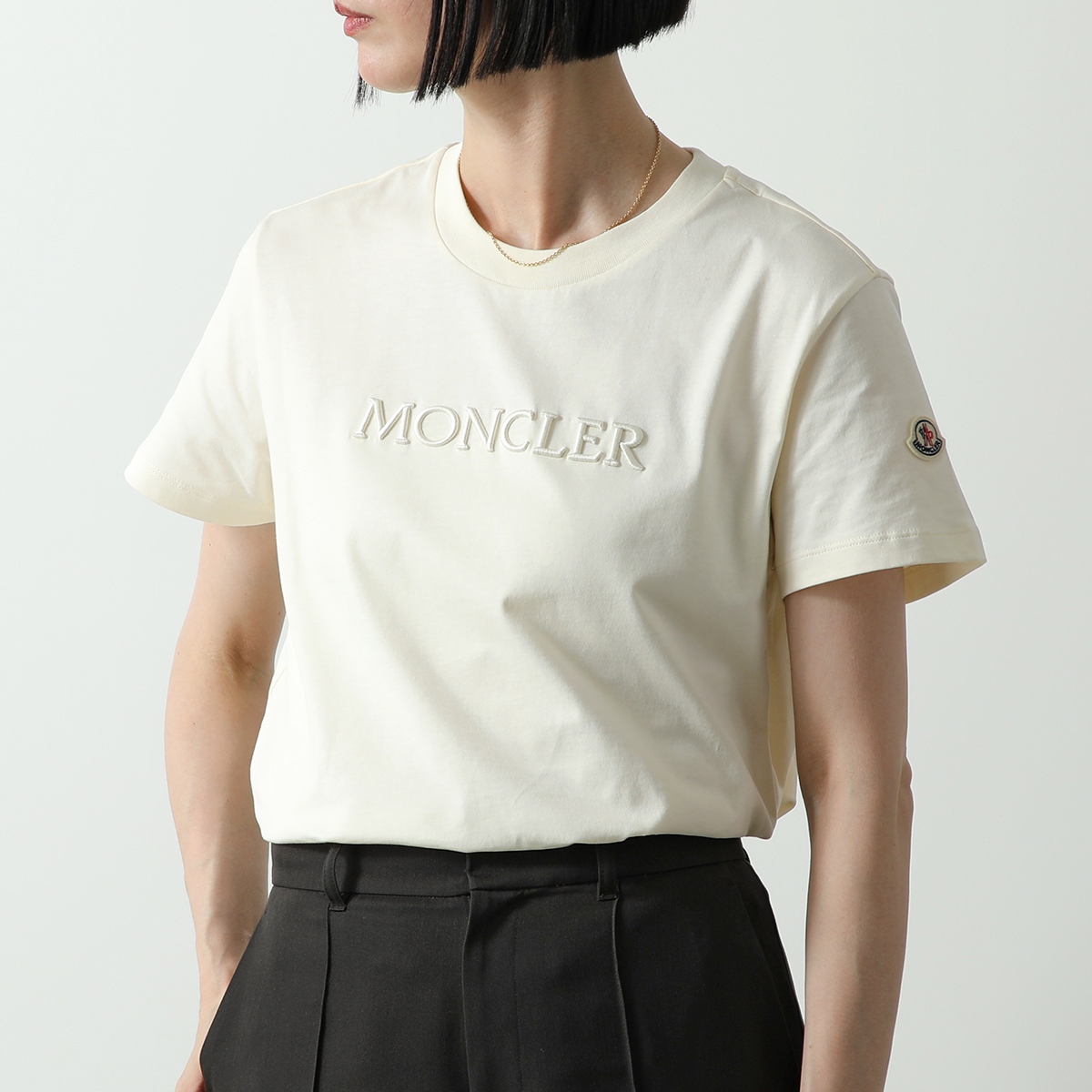 MONCLER モンクレール 半袖 Tシャツ 8C00008 89AUO レディース