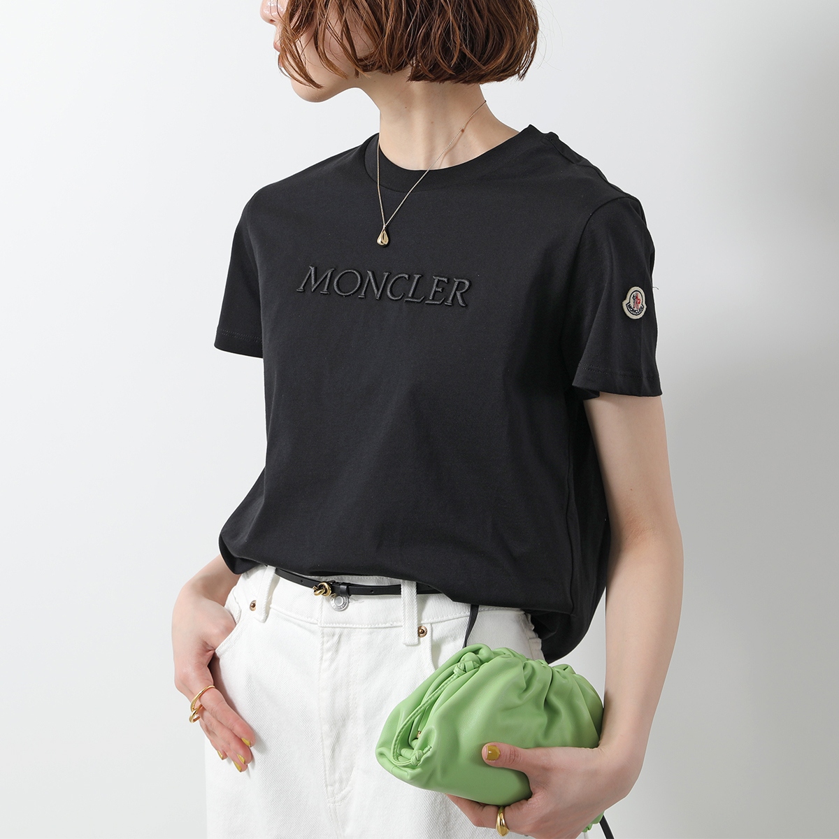 MONCLER モンクレール 半袖 Tシャツ 8C00008 89AUO レディース