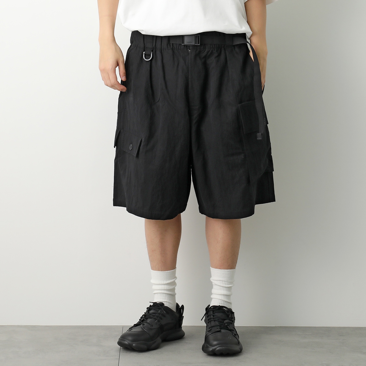 Y-3 ワイスリー ショーツ M WTWILL SHORTS ウォッシュドツイル