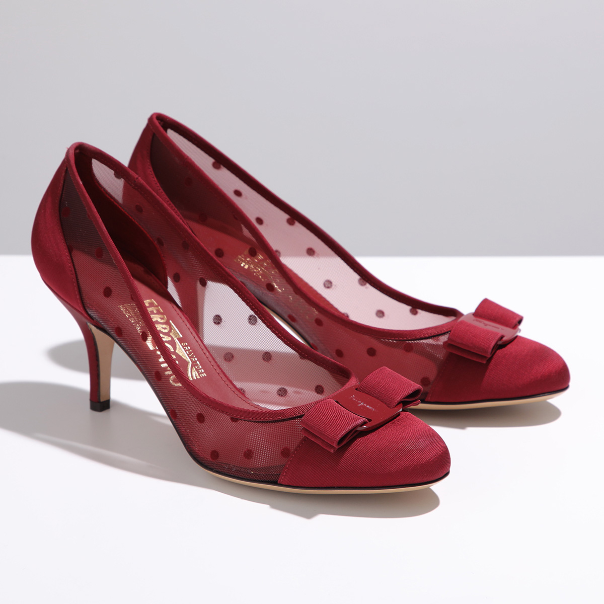 FERRAGAMO（フェラガモ） パンプス 724116 CARLADOTS レディース 