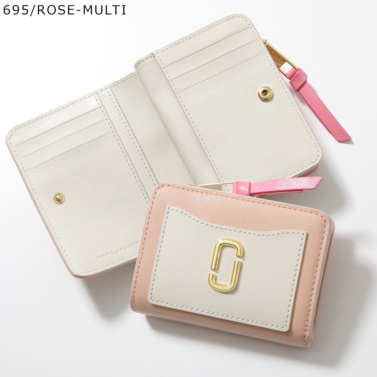 Marc Jacobs ダブルJ Snapshot 2つ折りミニ財布 関税送料込 Marc Jacobs ダブルJ Snapshot 2つ折り ミニ財布 関税送料込