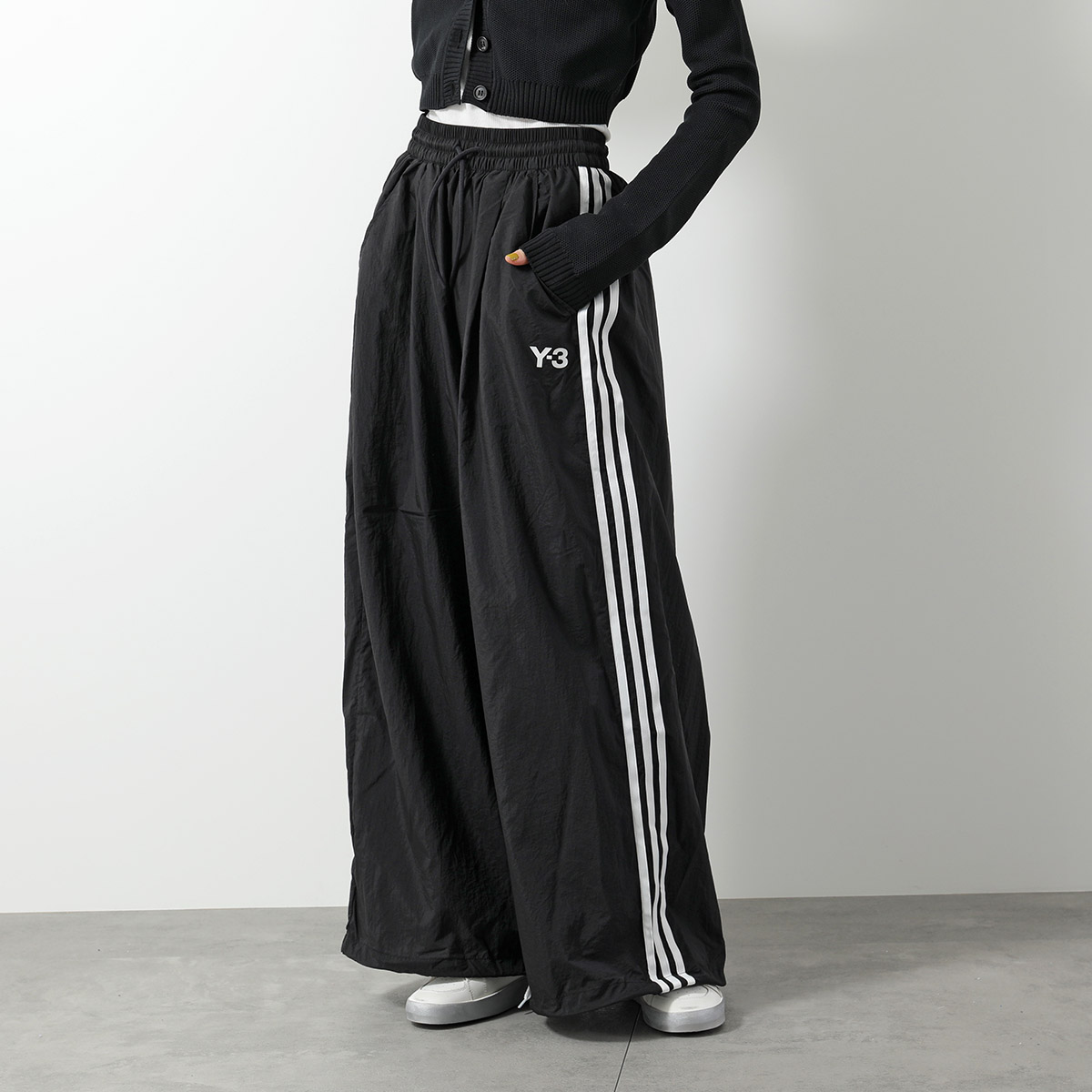 Y-3 ワイスリー ワイドパンツ 3S NYL PNT 3ストライプス