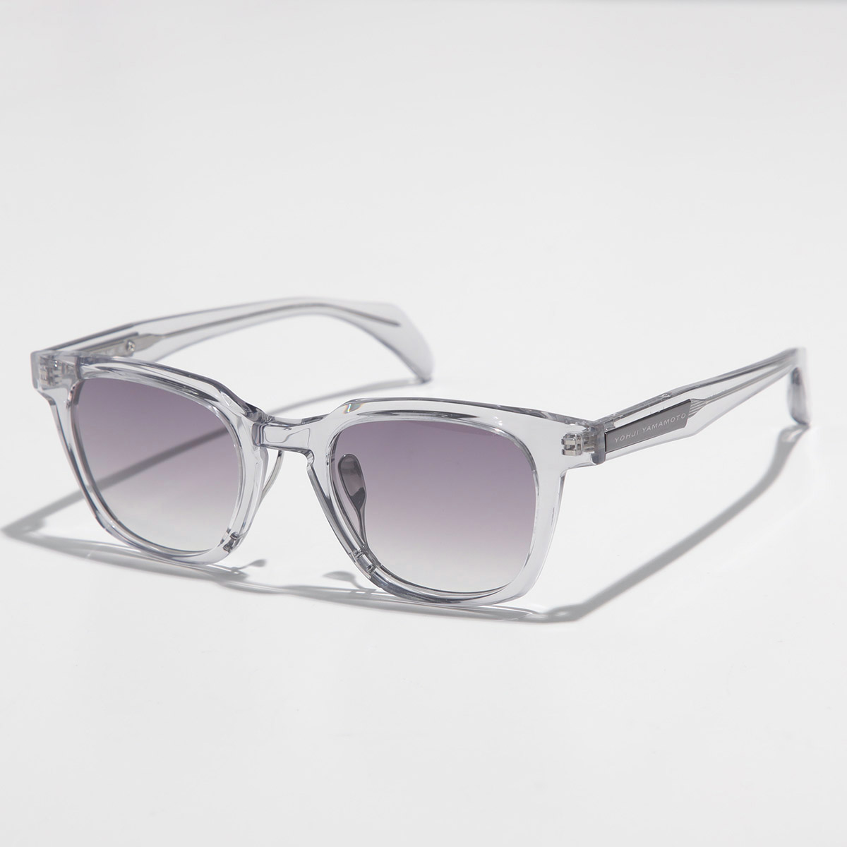 METAL/OYX/SQ ELLIPSE SUNGLAS(FREE SIZE Black): Yohji