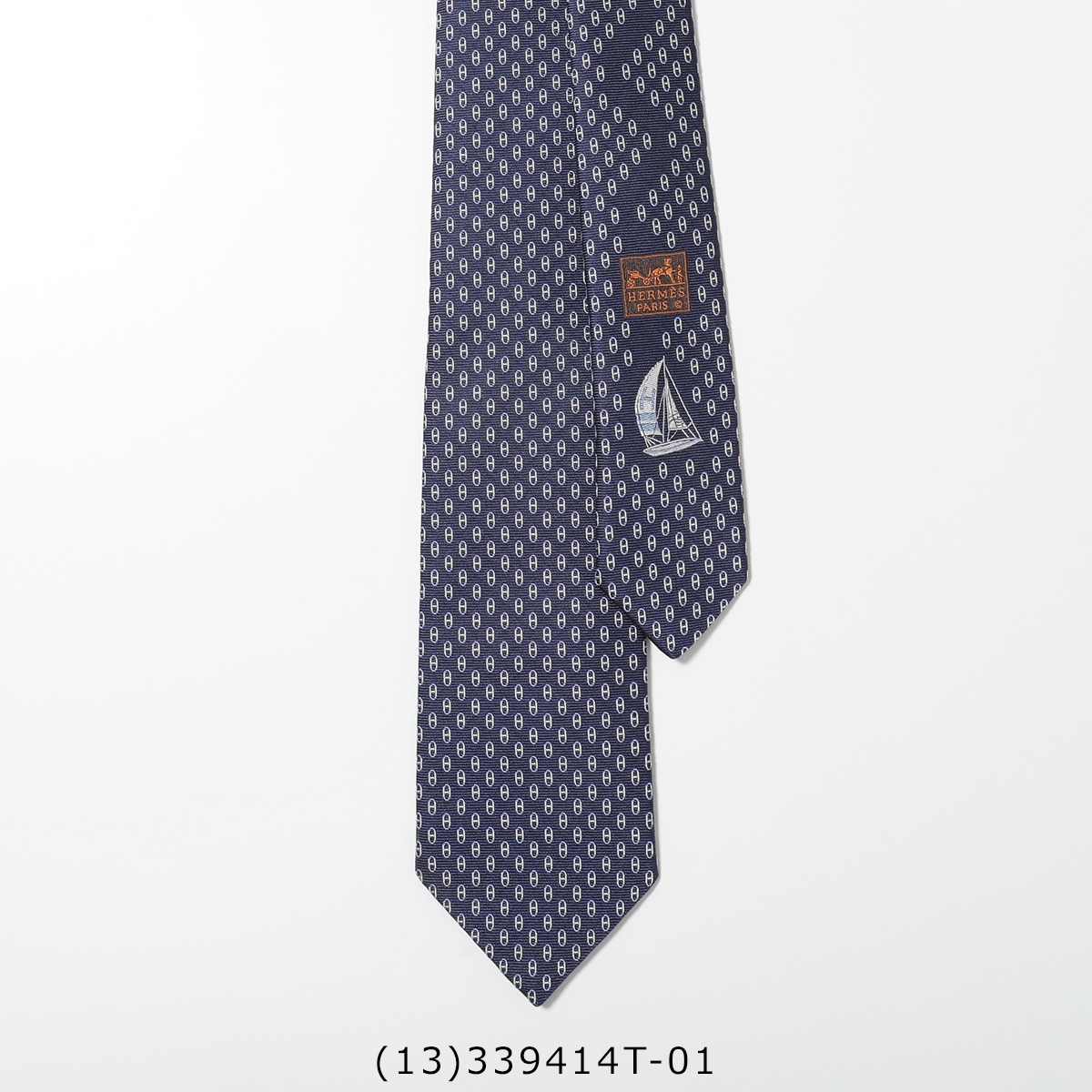 エルメス HERMES H柄シルクネクタイ シルク メンズ ネクタイ