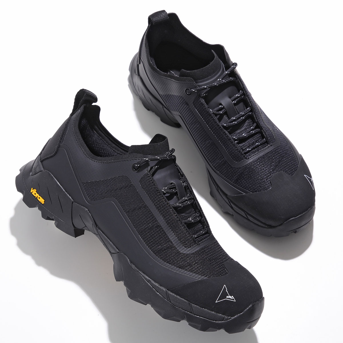 スニーカー ROA FW24 Black leather Andreas sneakers (LE10 001A) ROA FW24 Black leather Andreas sneakers (LE10 001A) (ROA