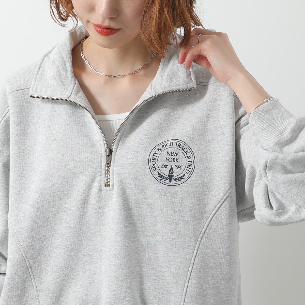 SPORTY&RICH スポーティアンドリッチ トレーナー QZAW2310 レディース