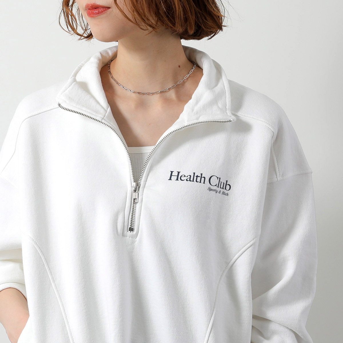 トップス sporty&rich Sporty & Rich Running Unisex Sweatshirt Blue WS067S409RN