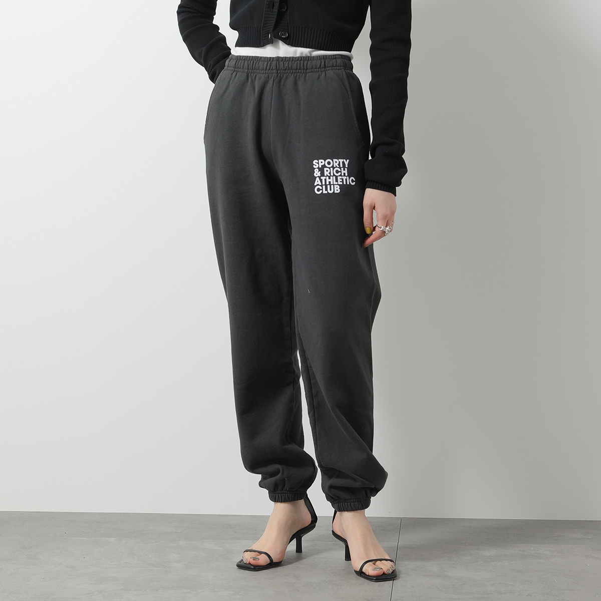 ★Sporty & Rich★ランニングアンドジム スウェットパンツ SPORTY&RICH SPORTY＆RICH スポーティアンドリッチ スウェット