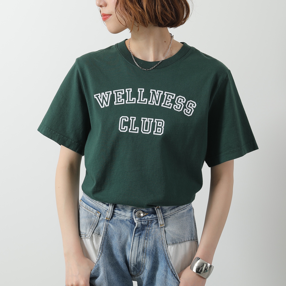 RIKKA FEMME リッカファム 半袖 Tシャツ レディース 箔プリント