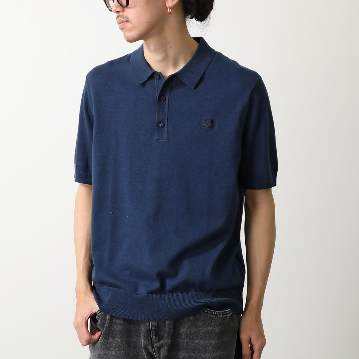 FRED PERRY フレッドペリー ポロシャツ COTTON KNITTED SHIRT