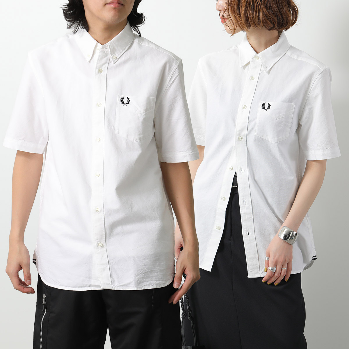 FRED PERRY（フレッドペリー） シャツ OXFORD SHORT SLEEVE SHIRT