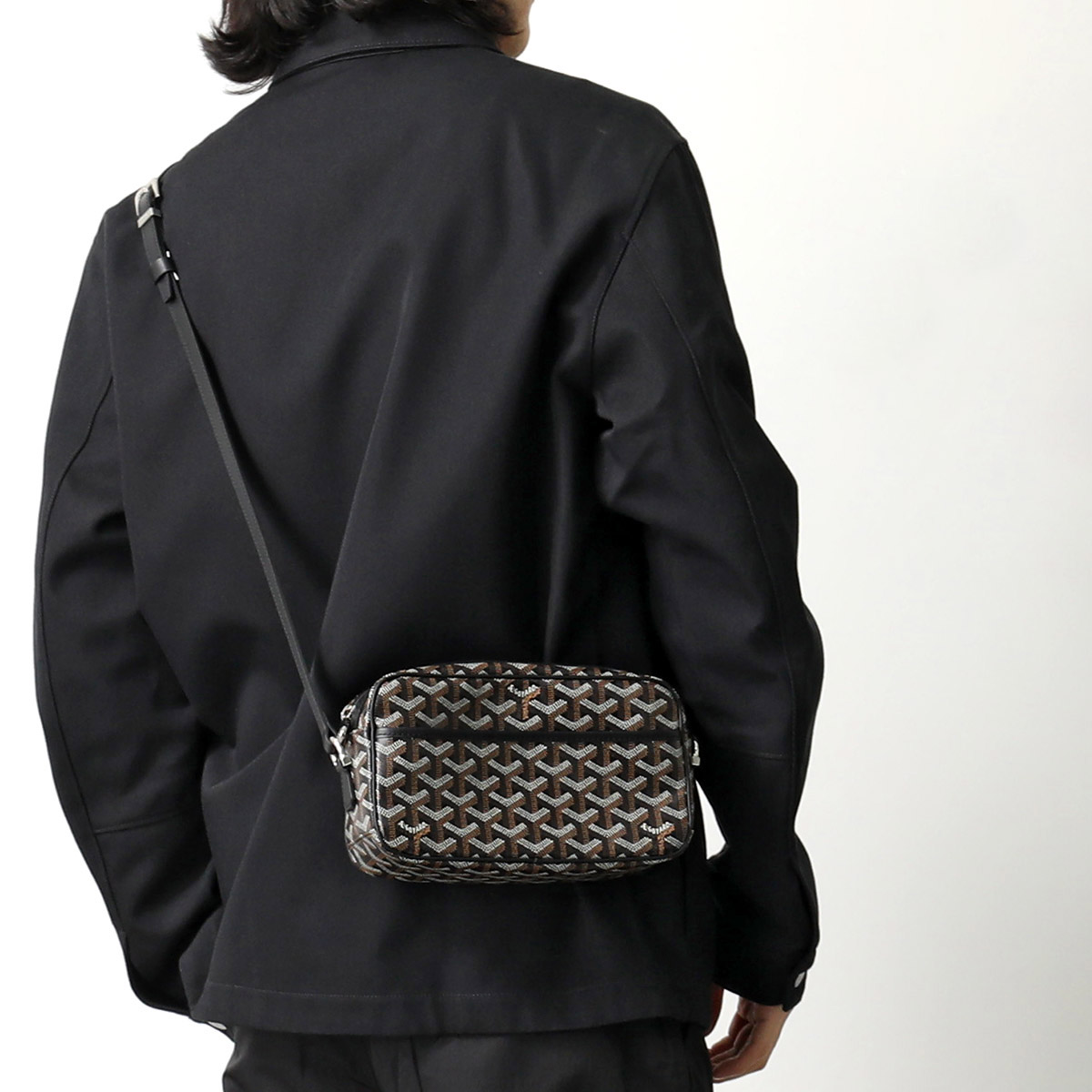 海外希少【GOYARD/ゴヤール】カップヴェールPMバッグ ブラック