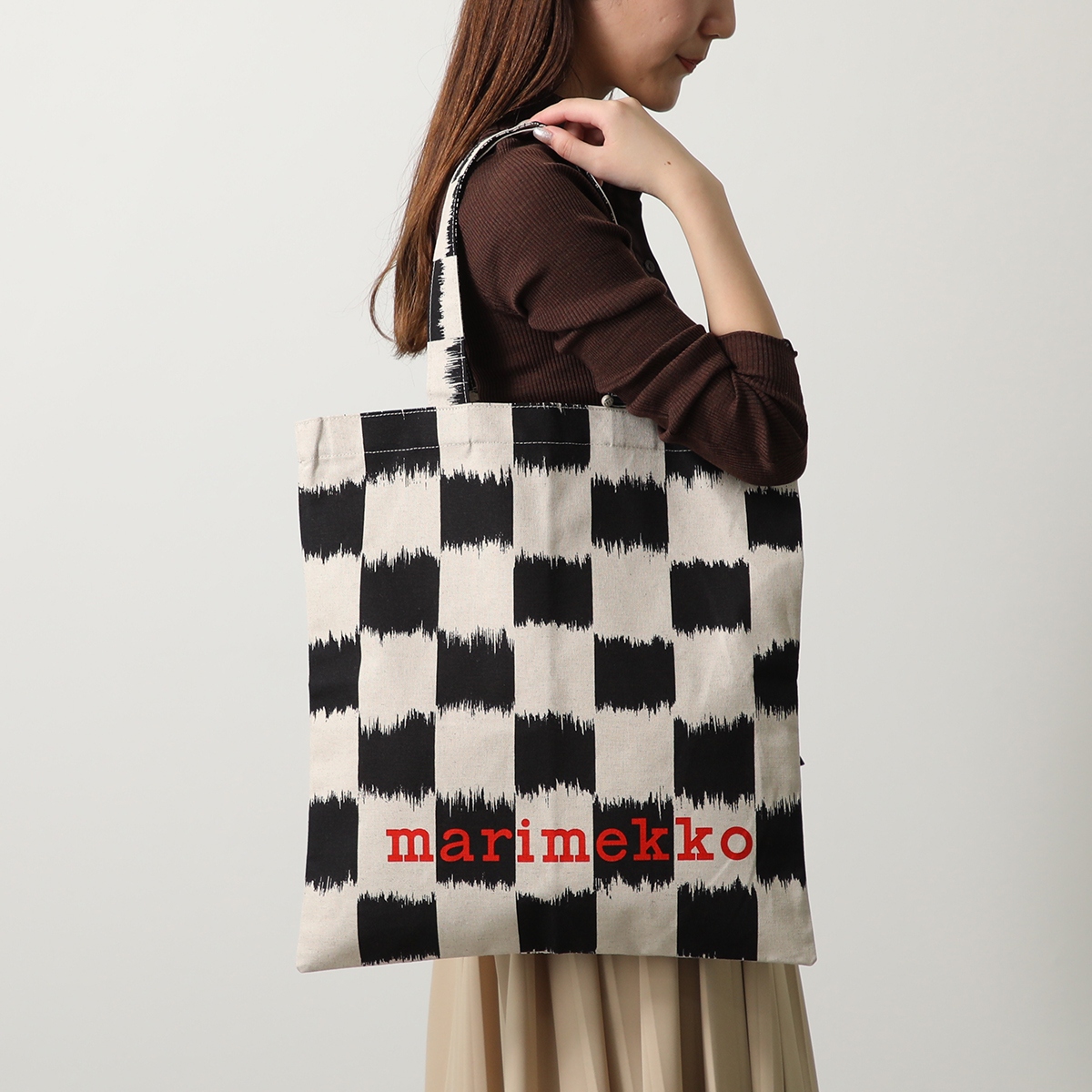 【2025SS】マリメッコ/ Vankka Jakala Placement トートバッグ marimekko マリメッコ トートバッグ VANKKA JAKALA PLACEMENT