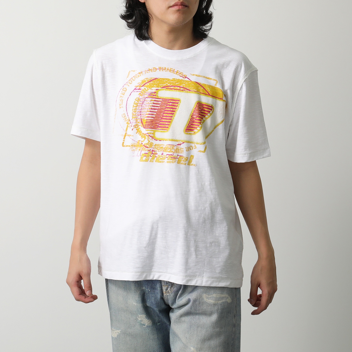 【関送無料】 Diesel ディーゼル T Adjust 半袖 ロゴ Tシャツ 関送無料】 Diesel ディーゼル ロゴ 半袖 Tシャツ (DIESEL/T