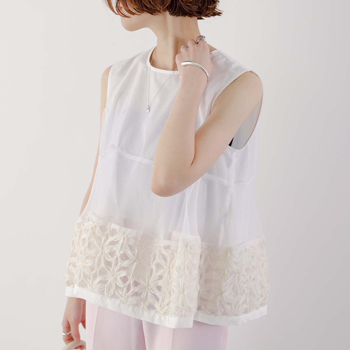 Re.Verofonna（ヴェロフォンナ） ブラウス 5253312 レディース 刺繍