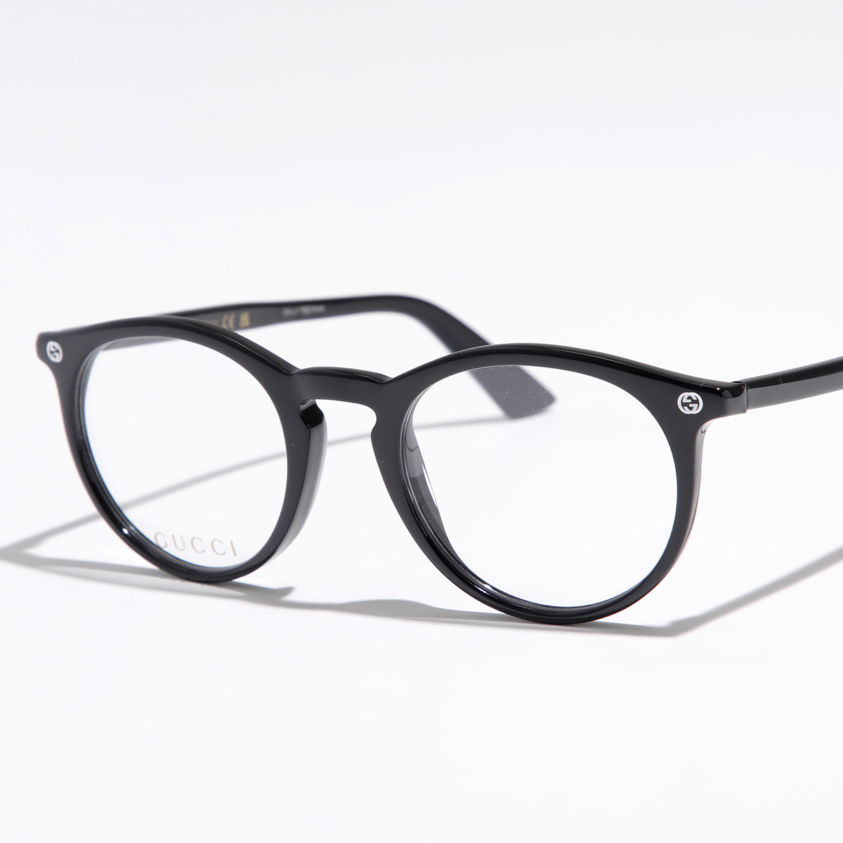 森ベルガ⭐︎GUCCI GG1258O 004 メガネ 度なし　伊達メガネ グッチ 伊達メガネ レディース フォックス べっ甲 インター