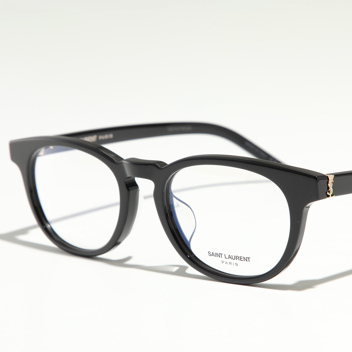 【極美品】SAINT LAURENT PARIS メガネフレーム　ブラック SAINT LAURENT PARIS メガネフレーム サンローランパリ ブラック 眼鏡