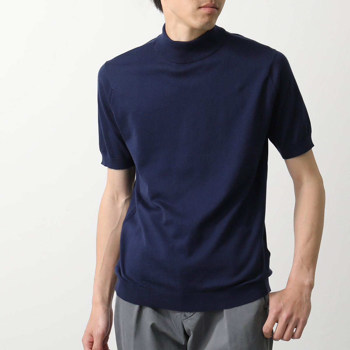 【SEAL限定商品】 JOHN SMEDLEY ジョンスメドレー モックネックニット ARBER トップス