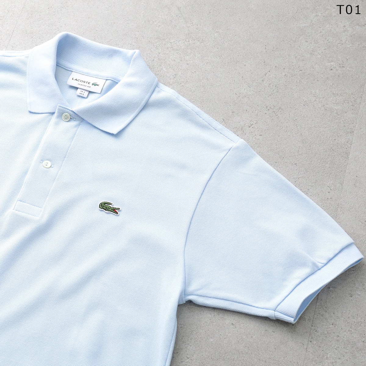 LACOSTE（ラコステ） ポロシャツ L1212 メンズ 半袖 鹿の子 アイコン