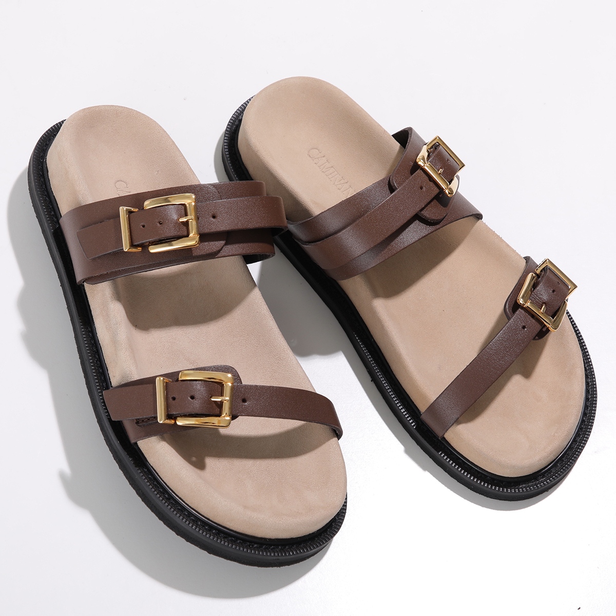 CAMINANDO カミナンド サンダル DOUBLE BUCKLE SANDALS 2516W