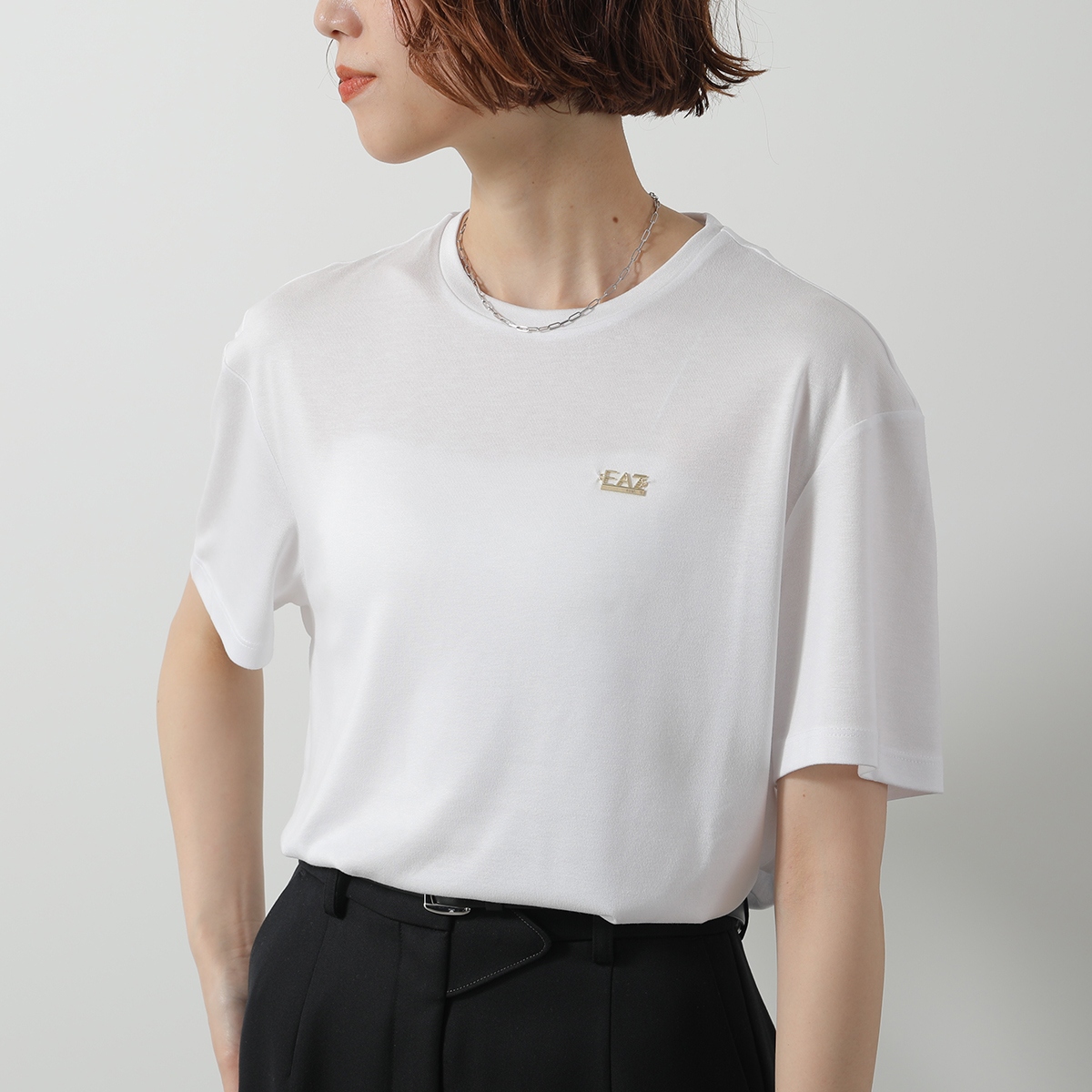 EA7 EMPORIO ARMANI エアセッテ エンポリオアルマーニ Tシャツ 7W000189 AF13919 レディース 半袖 クルーネック カットソー メタルロゴ カラー2色 楽天市場】【7/30限定・最大2万円OFFクーポン配布中】EA7