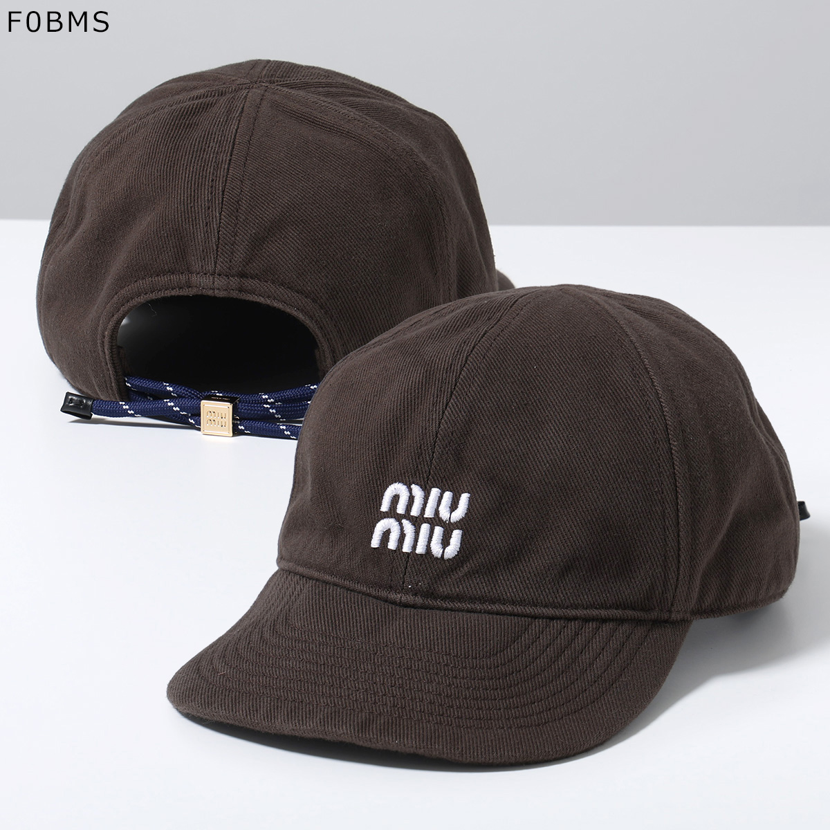 miu miu（ミュウミュウ） ベースボールキャップ 5HC369 2CR1