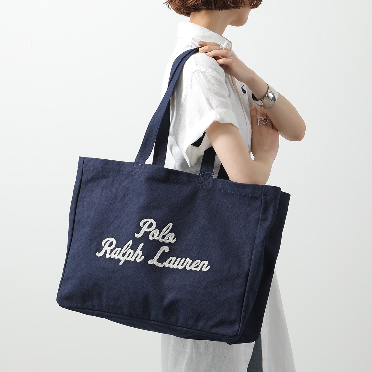Polo Ralph Lauren ロゴ刺繍入りトートバッグ POLO RALPH LAUREN Polo Ralph Lauren ポロラルフローレン