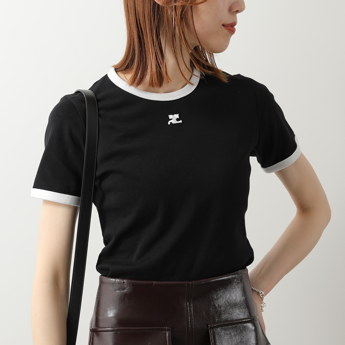 courreges（クレージュ） Tシャツ SIGNATURE CONTRAST T-SHIRT