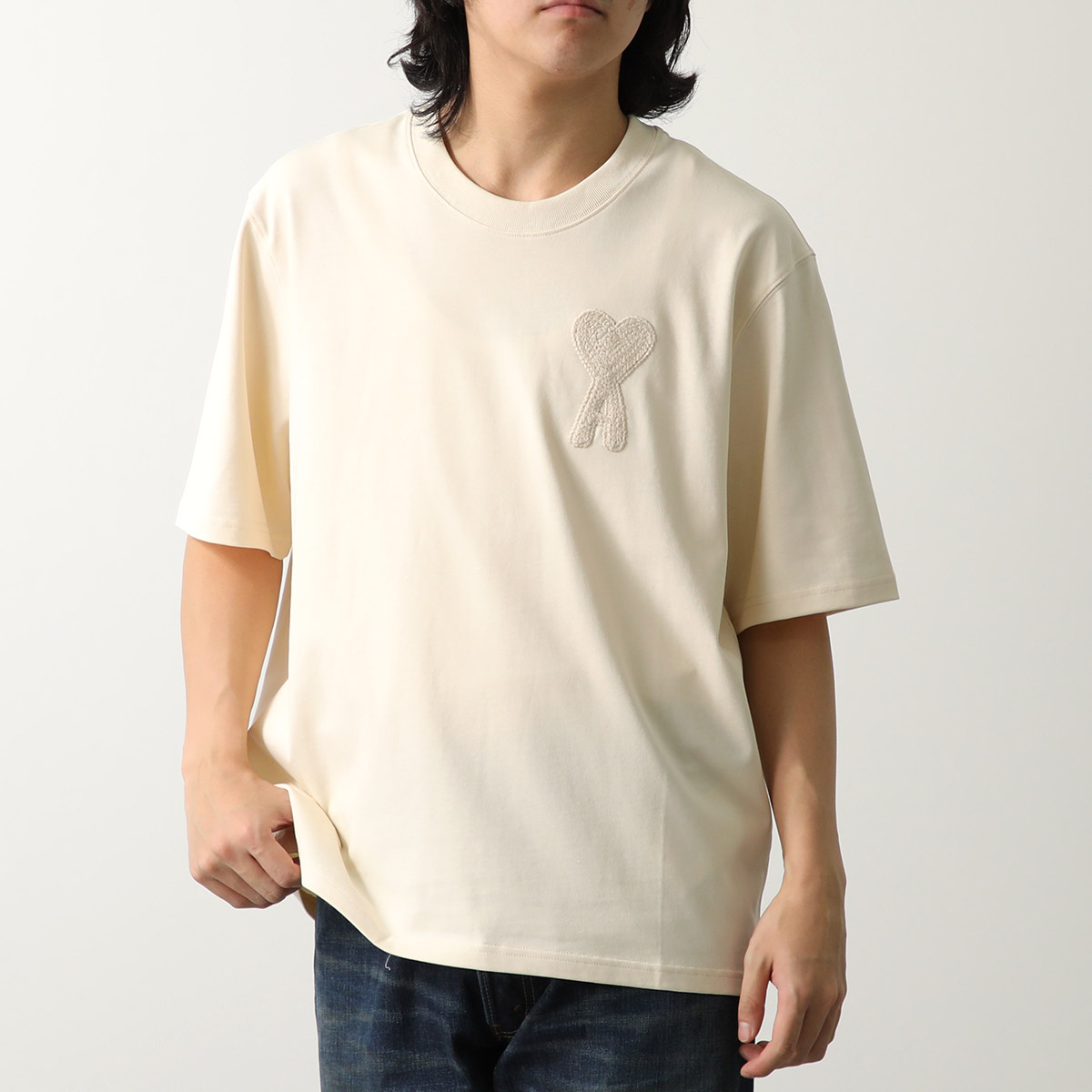 ami paris tシャツ（ファッション）（色：ベージュ系）の商品