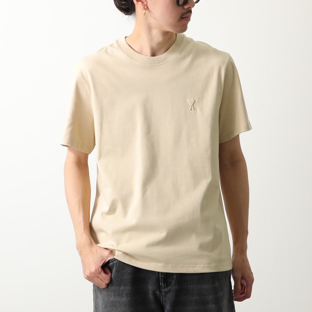 ami paris Tシャツ UTS027.726 Ami de Coeur TShirt Off White Ami De Coeur T-Shirt | AMI PARIS