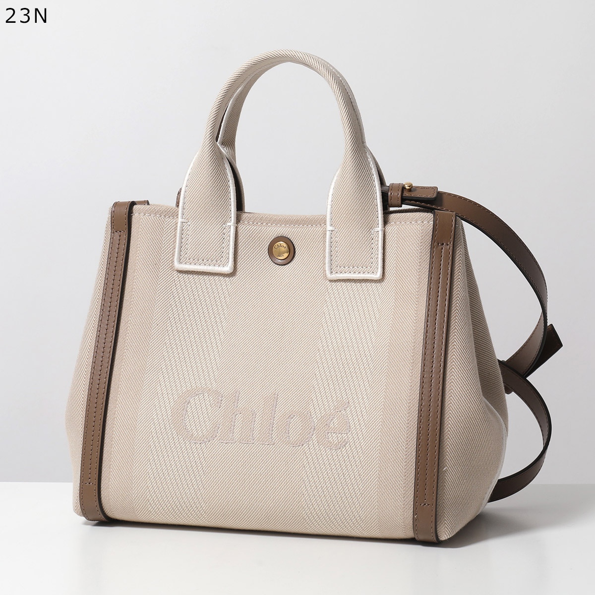 クロエ バッグ レディース Chloe キャリー スモールトートバッグ CHC25SS911 065 23N ベージュ Chloe（クロエ） ショルダーバッグ CHC25SS911O65 SMALL レディース