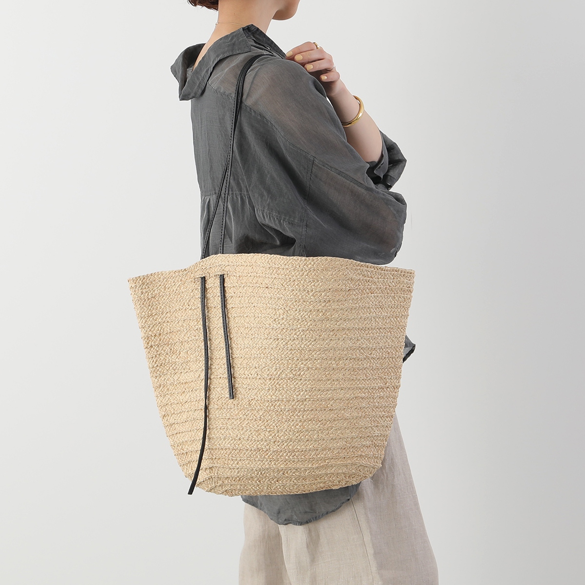 新品 MADE IN MADA メイドインマダ　かごバッグ　トートバッグ　XXL MADE IN MADA メイドインマダ かごバッグ AMPY BAG アンピー