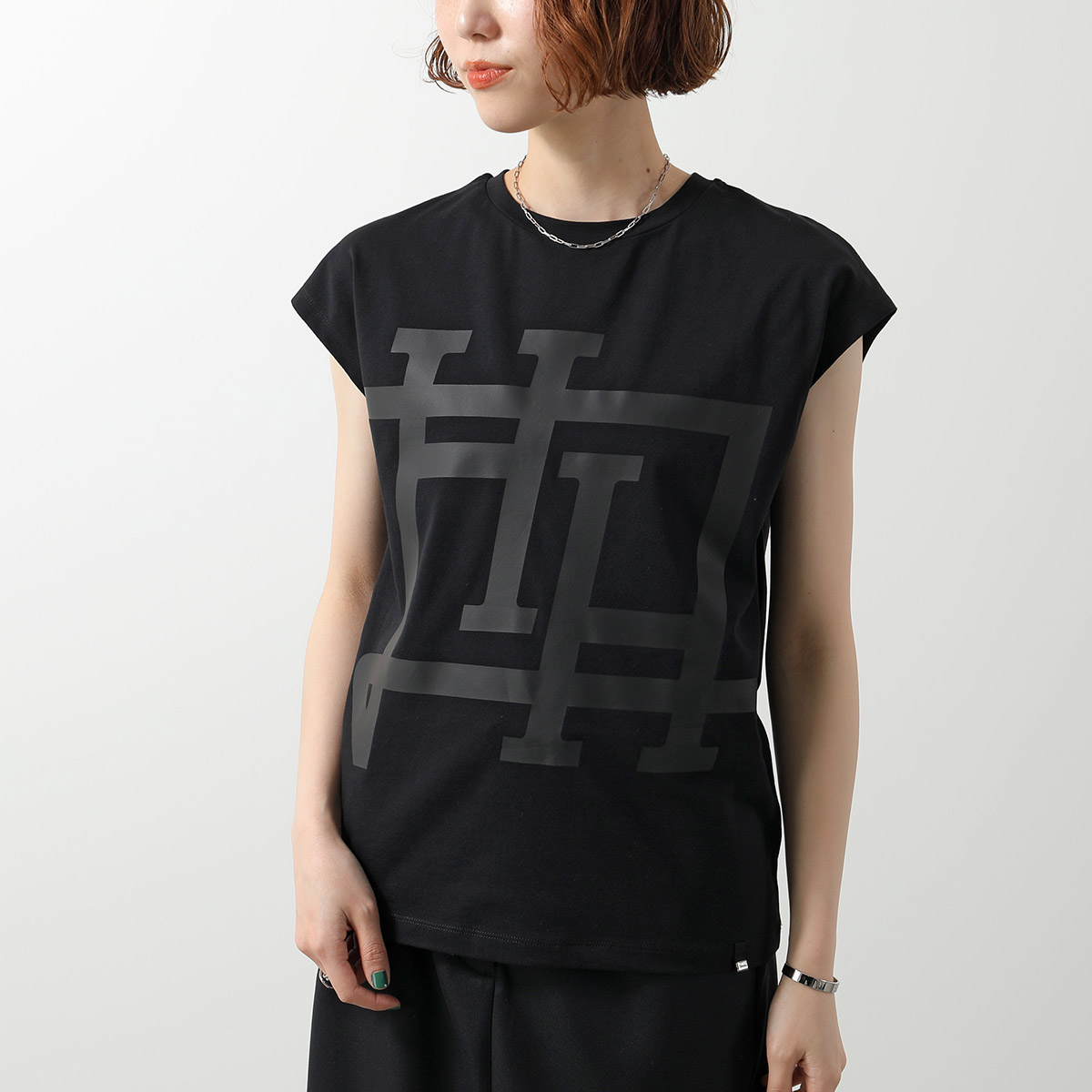 HERNO ロゴ フローラル ブルーミング ジャカード 半袖 トップス HERNO ヘルノ Tシャツ JG000278D 52009 レディース 半袖