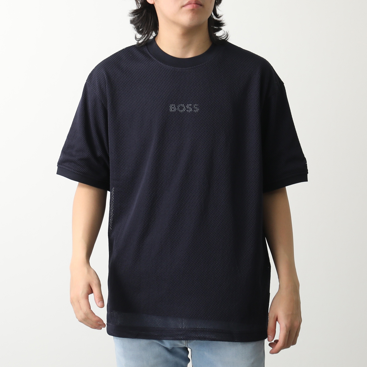 送料込★Hugo Boss★Tacks Tシャツ HUGO - オーバーサイズフィット Tシャツ コットン ドッグ