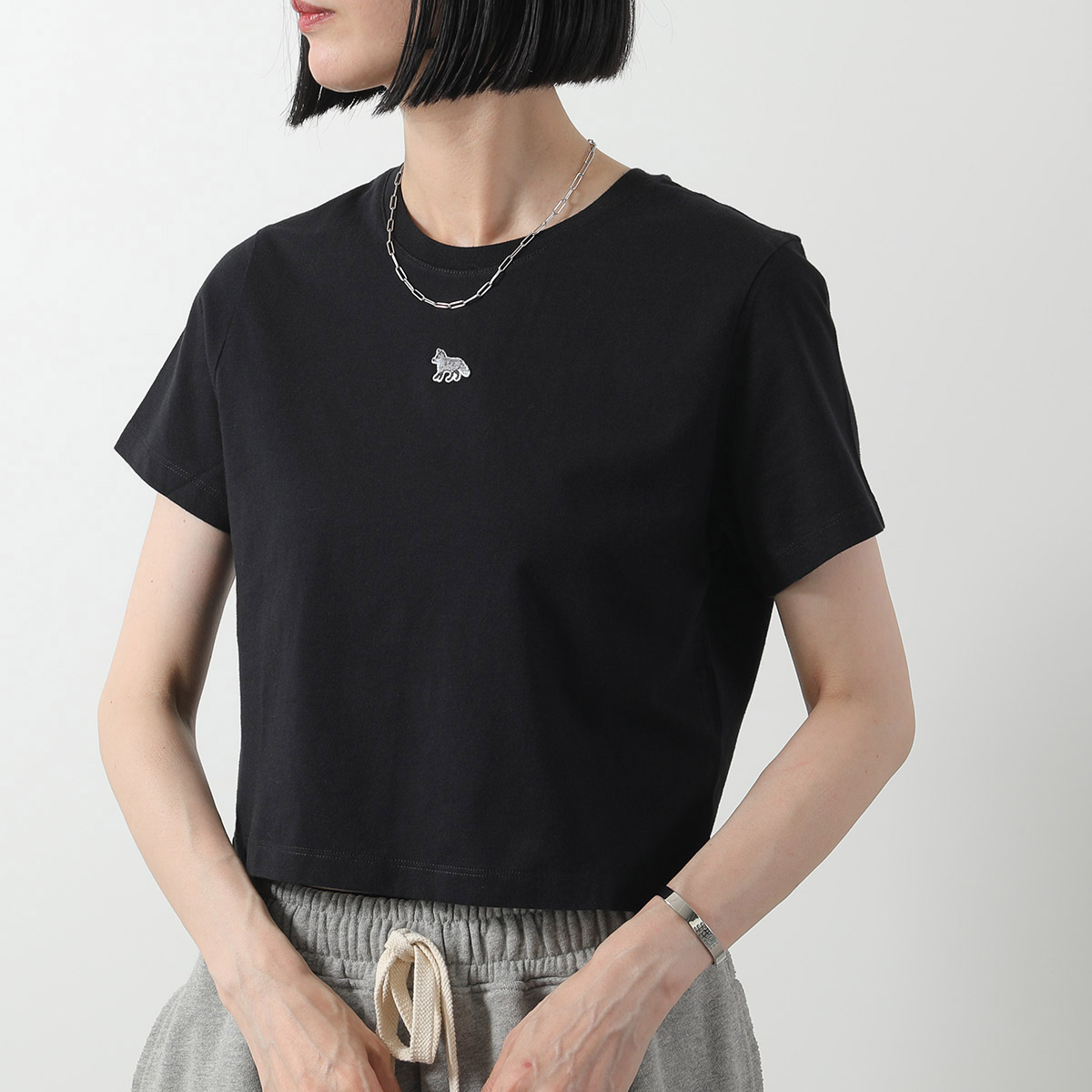 MAISON KITSUNE Tシャツ MW00105 KJ0008 半袖 カットソー MAISON KITSUNE メゾンキツネ Tシャツ MW00105 KJ0008