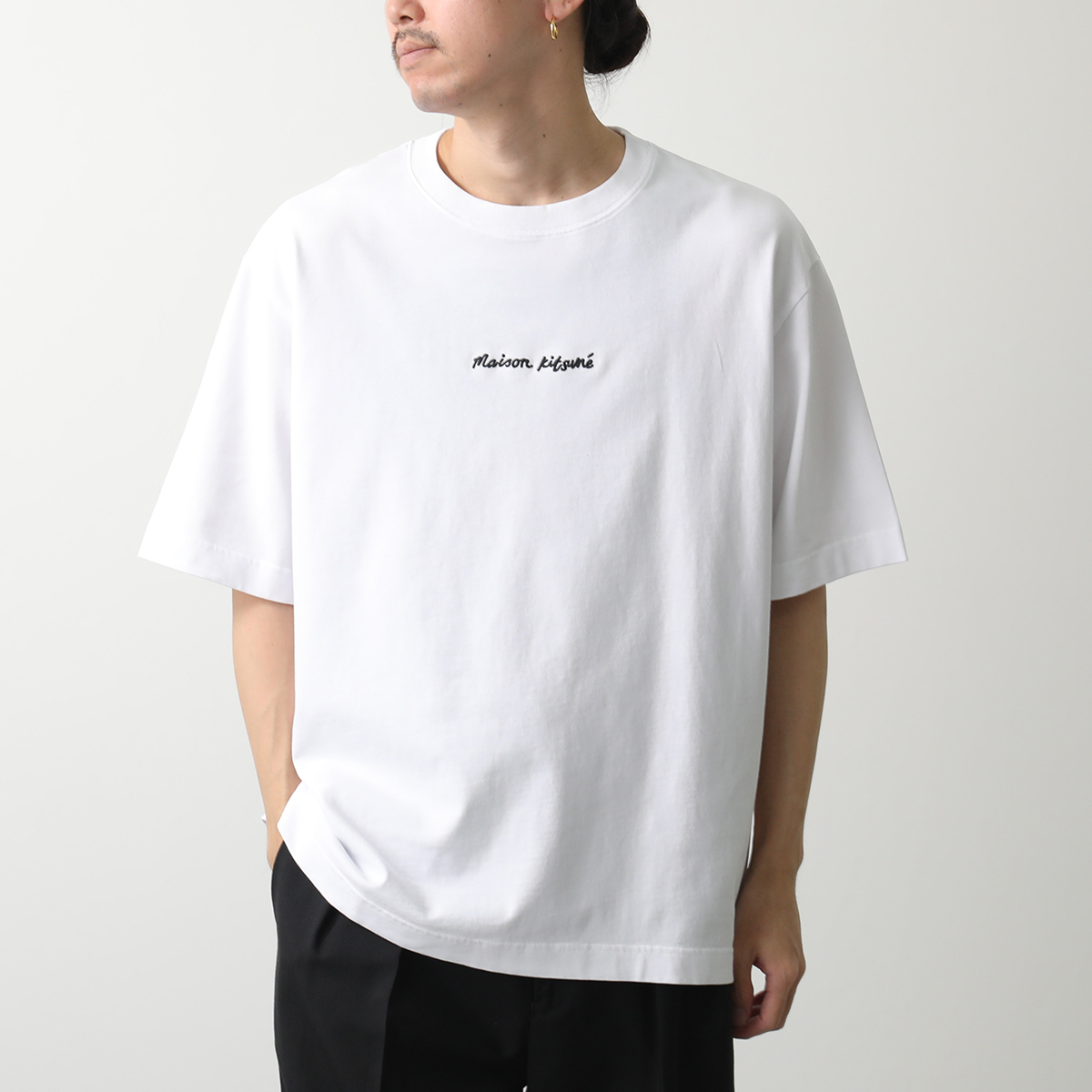 MAISON KITSUNE Tシャツ OM00122 KJ0119 半袖 カットソー MAISON KITSUNE メゾンキツネ Tシャツ OM00122 KJ0119 メンズ