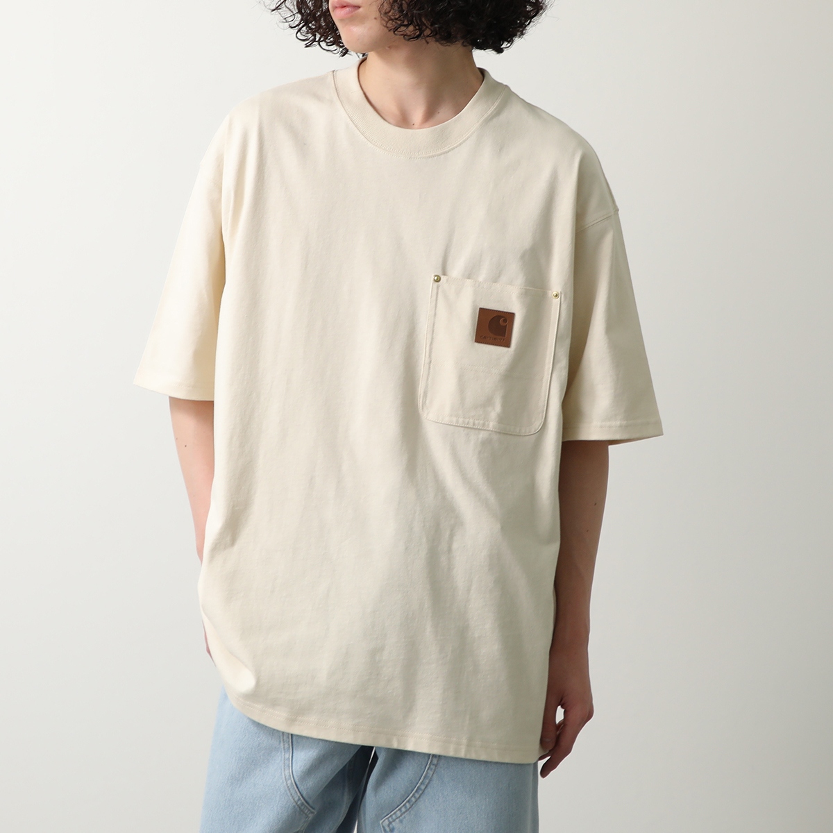 ★ドイツ発*carhartt WIP*新作*Eldon Pocket バギーTシャツ/HB★ Carhartt WIP Eldon Men's Pocket Baggy T-Shirt White I034365